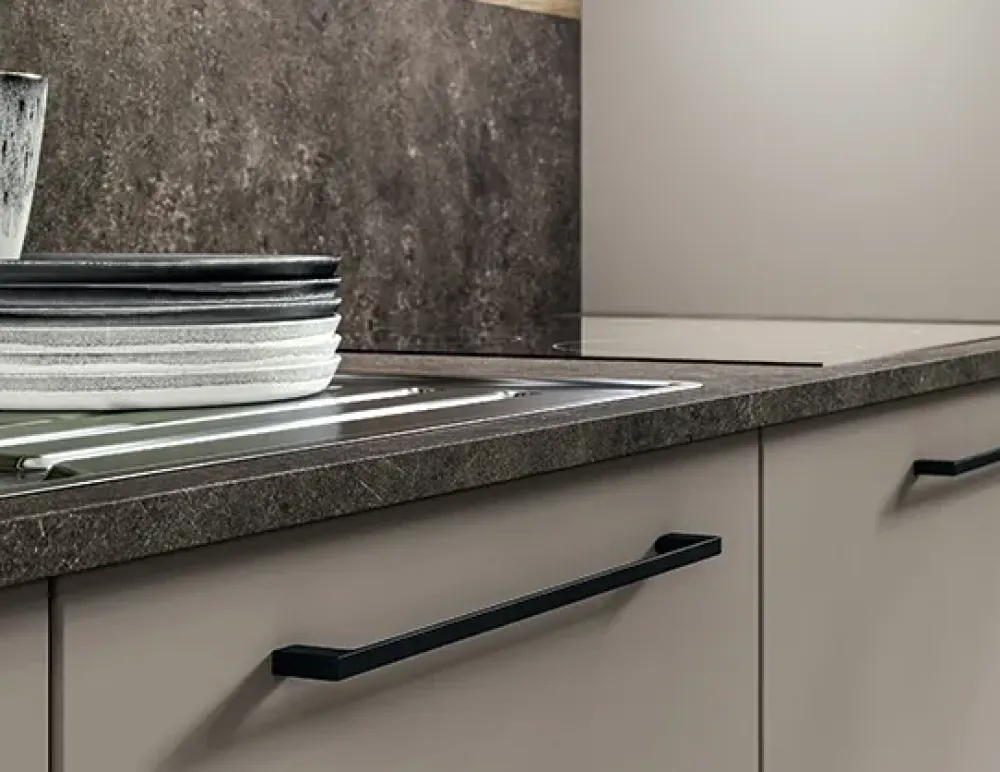 Cucina lineare moderna Tris Primacucine a prezzo scontato^Prima Cucine