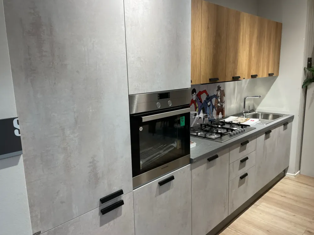CUCINA lineare Cucina modello sax SCONTATA 38%^Scavolini Sale