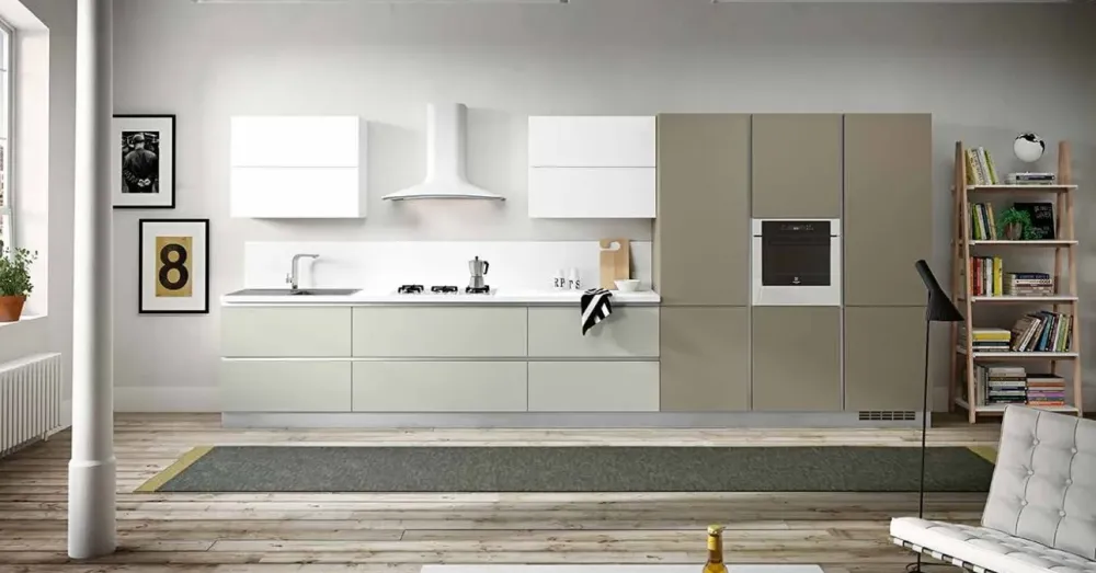 CUCINA lineare Seta laccata SCONTATA^Essebi New