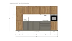 Stosa CUCINA lineare Palio SCONTATA 30%- Cucine Lineari|Cucine Moderne