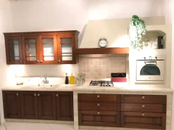 Cucina Maistri modello Carol Noce Cucine Lineari|Cucine Country