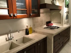 Cucina Maistri modello Carol Noce Cucine Lineari|Cucine Country