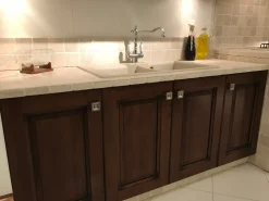 Cucina Maistri modello Carol Noce Cucine Lineari|Cucine Country