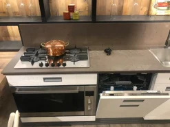 Cucina classica ad angolo bianca in legno Lab 40^Marchi Cucine New