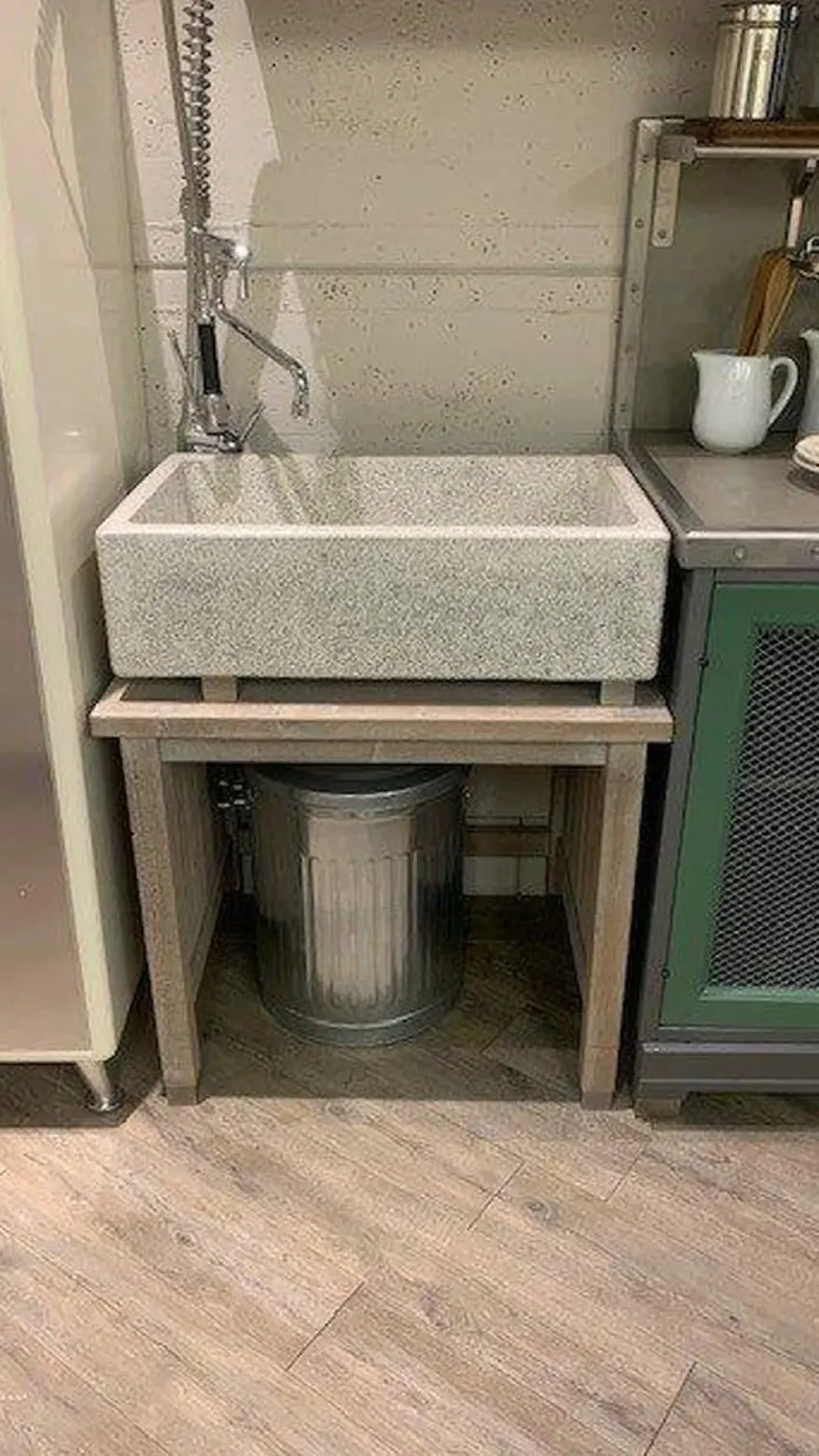 Marchi Cucine Cucina design lineare altri colori in resina cementizia Lomi- Cucine Lineari|Cucine Design