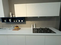 Hot Cucina Materia moderna bianca lineare scontata 50% Cucine Lineari|Cucine Moderne