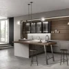 Sale Cucina Meg 1 country grigia con penisola scontata 29% Cucine Con Penisola|Cucine Country