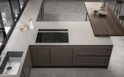 Sale Cucina Meg 1 country grigia con penisola scontata 29% Cucine Con Penisola|Cucine Country