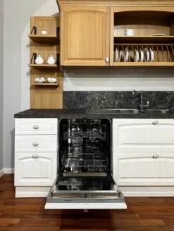 Clearance Cucina Mida classica bianca ad angolo scontata 50% Cucine Ad Angolo