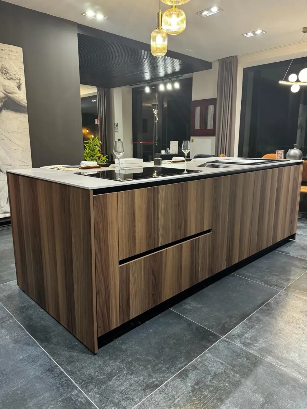 Miton Cucina Menta OFFERTA OUTLET sconto 50%- Cucine Ad Isola|Cucine Design