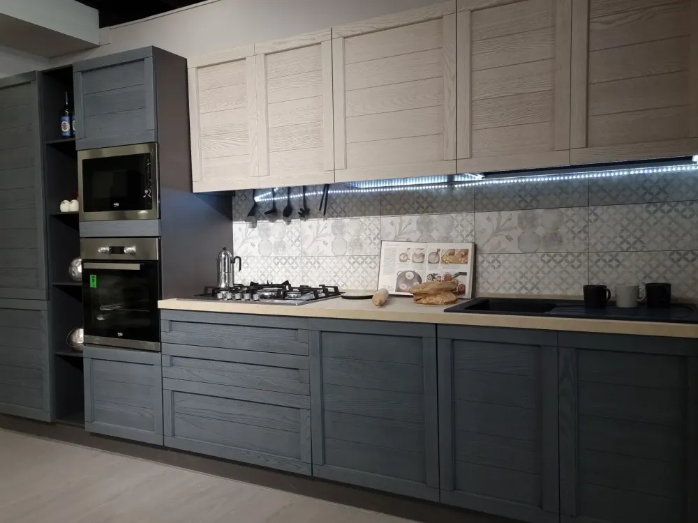 Mobilturi CUCINA Ardesia canapa PREZZO OUTLET scontata 50%- Cucine Lineari