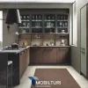 Cucina cucine moderna lineare bianca in polimerico opaco New  pop opaco e lucido^Mobilturi Outlet