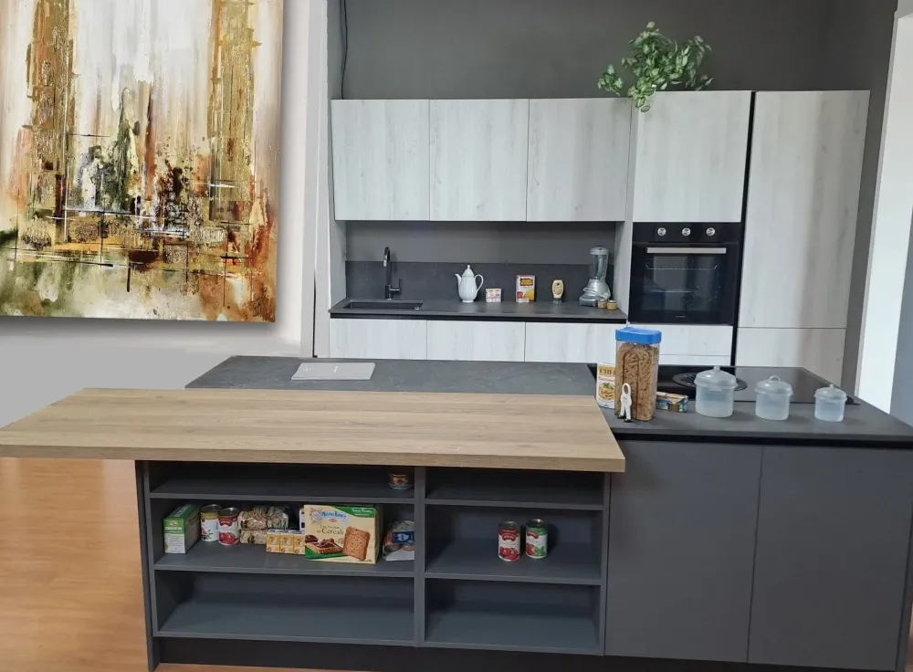 Essebi Cucina modello Azimut seta PREZZO SCONTATO 50%- Cucine Ad Isola|Cucine Moderne