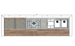 Outlet Cucina modello Bilbao PREZZO SCONTATO Cucine Lineari