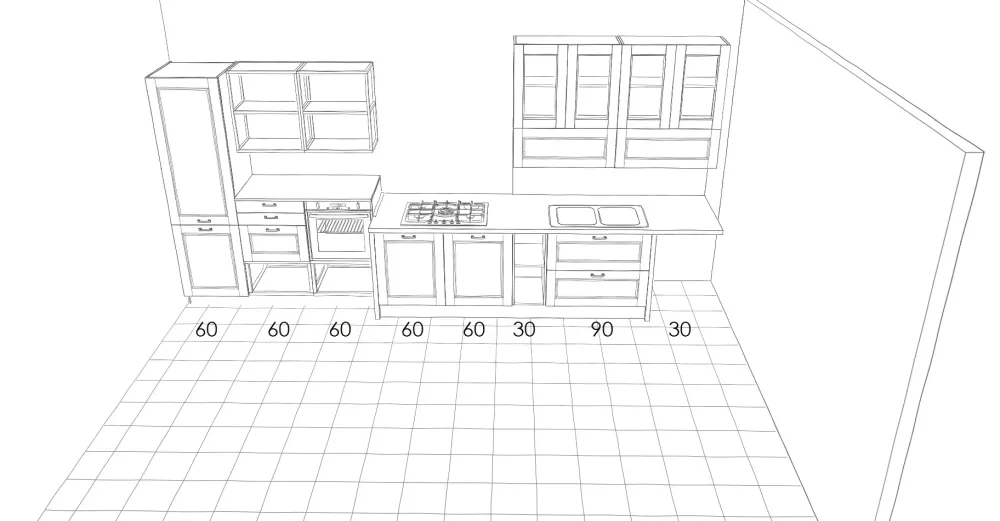 Cucina modello Country PREZZO SCONTATO^Cucine Store Best