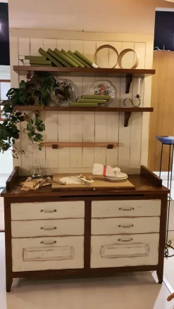 Vettoretti Cucine Cucina modello Cristiana PREZZO SCONTATO 42%- Cucine Ad Angolo