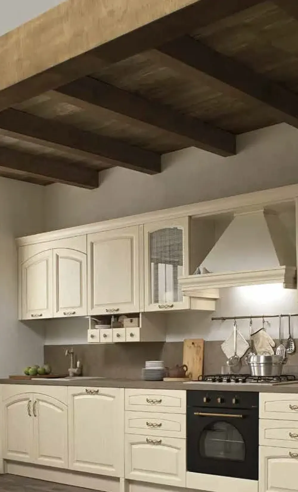 Cucina modello Cucina mida shabby chic vero legno PREZZO SCONTATO 58% Cucine Ad Isola