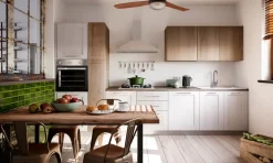 Cucina modello  cucina shabby white easy  ed  effetto rovere PREZZO SCONTATO 42%^Collezione esclusiva Discount