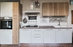 Cucina modello  cucina shabby white easy  ed  effetto rovere PREZZO SCONTATO 42%^Collezione esclusiva Discount