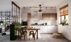 Cucina modello  cucina shabby white easy  ed  effetto rovere PREZZO SCONTATO 42%^Collezione esclusiva Discount