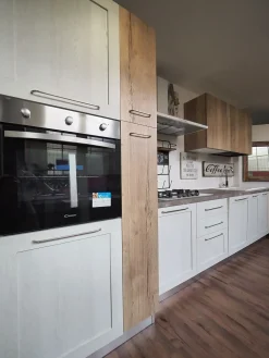 Cucina modello  cucina shabby white easy  ed  effetto rovere PREZZO SCONTATO 42%^Collezione esclusiva Discount