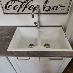 Cucina modello  cucina shabby white easy  ed  effetto rovere PREZZO SCONTATO 42%^Collezione esclusiva Discount