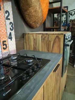 Cucina modello Cucina totla  wood in vero legno   PREZZO SCONTATO 58%^Nuovi Mondi Collection Clearance