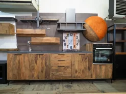 Cucina modello Cucina totla  wood in vero legno   PREZZO SCONTATO 58%^Nuovi Mondi Collection Clearance