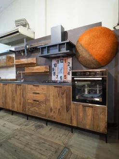 Cucina modello Cucina totla  wood in vero legno   PREZZO SCONTATO 58%^Nuovi Mondi Collection Clearance