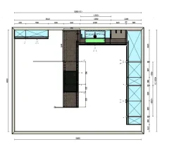 Hot Cucina modello Domino composizione 06 PREZZO SCONTATO 50% Cucine Con Penisola|Cucine Design