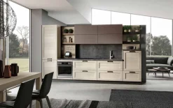 Imab Cucina Modello lipari/capri design rovere chiaro lineare group- Cucine Lineari|Cucine Design