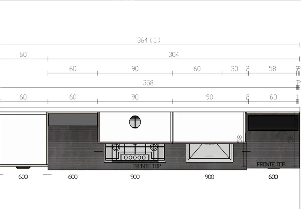 Imab Cucina Modello lipari/capri design rovere chiaro lineare group- Cucine Lineari|Cucine Design