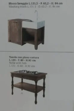 Sale Cucina modello Mod country PREZZO SCONTATO 40% Cucine Lineari|Cucine Country