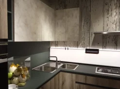 Cucina modello Profil rovere fossil PREZZO SCONTATO 59%^GM Cucine Online