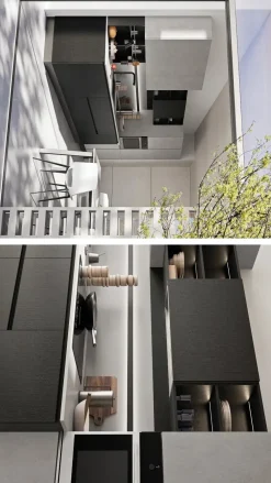 Online Cucina modello Q01 PREZZO SCONTATO 30% Cucine Lineari|Cucine Moderne