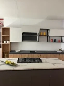 GM Cucine Cucina modello System gola rovere nodato PREZZO SCONTATO 60%- Cucine Ad Isola|Cucine Moderne