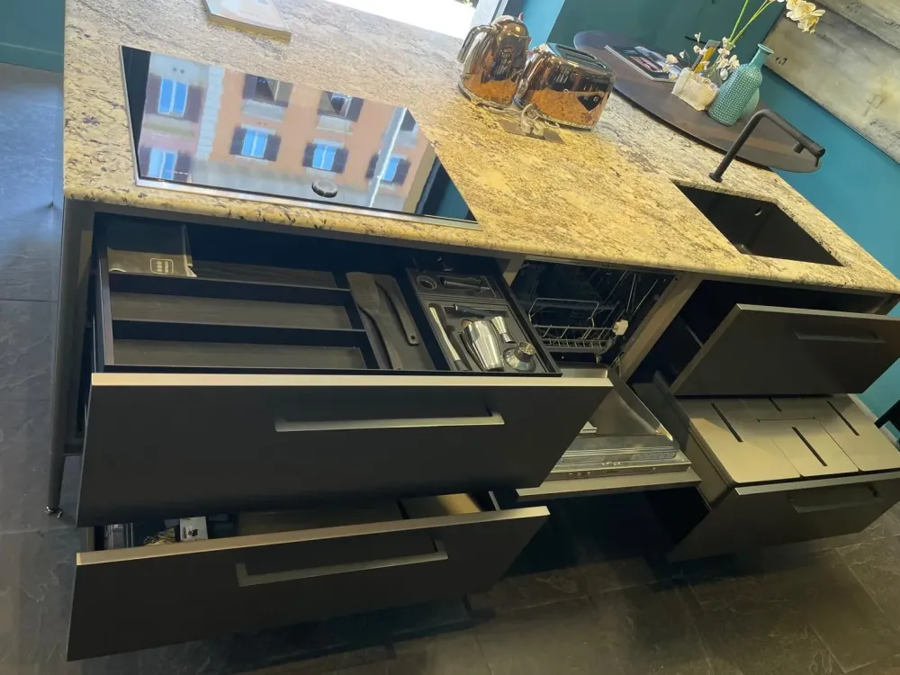 Cucina Modello unit design altri colori con isola scontata 61%^Cesar Online