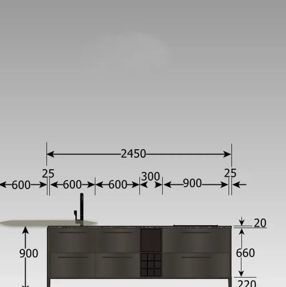 Cucina Modello unit design altri colori con isola scontata 61%^Cesar Online