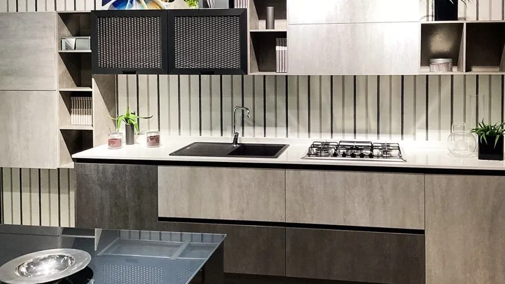 New Cucina modello Zen PREZZO SCONTATO 68% Cucine Lineari|Cucine Moderne