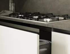 Cucina moderna ad angolo Zoe a prezzo scontato^Prima Cucine