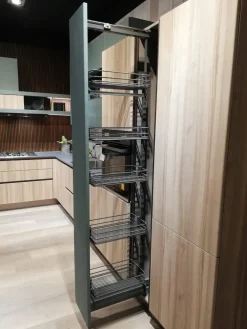 Cucina moderna ad angolo Unica a prezzo scontato^Lube Cucine Discount