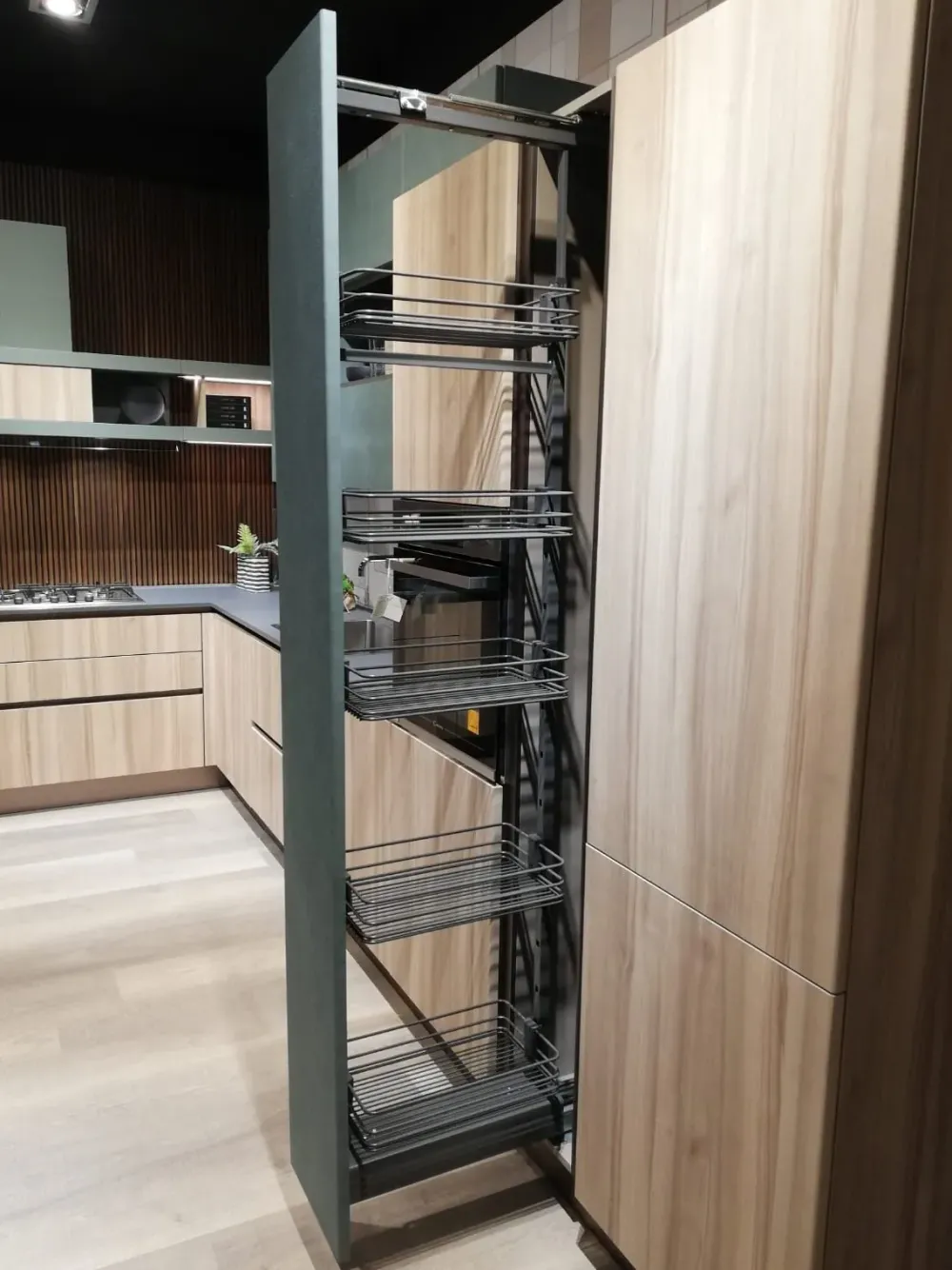 Cucina moderna ad angolo Unica a prezzo scontato^Lube Cucine Discount