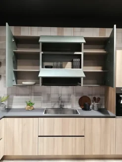 Cucina moderna ad angolo Unica a prezzo scontato^Lube Cucine Discount