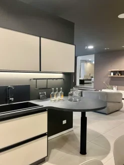Cucina moderna ad angolo Jeometrica inside a prezzo ribassato^Scavolini New