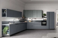 Cucina moderna ad angolo Laccata opaco a prezzo ribassato^Ar-Tre New
