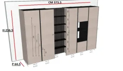Sale Cucina moderna ad isola Bluna a prezzo scontato Cucine Ad Isola|Cucine Moderne