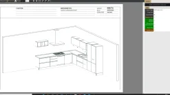 Cucina moderna ad angolo Marylin in rovere chiaro a €6000^Aran Online