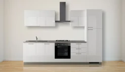 Scavolini Cucina moderna bianca lineare Sax in Offerta Outlet- Cucine Lineari|Cucine Moderne