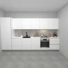 Cucina moderna bianca lineare Art bianco soft^Stosa Hot