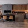 Diotti.com Cucina moderna con isola Alux 01 outlet a prezzo scontato- Cucine Ad Isola|Cucine Moderne